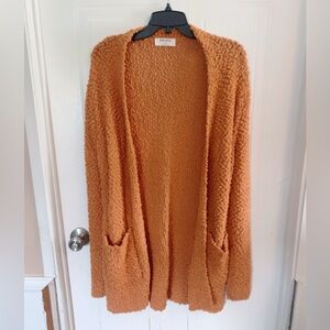 Long mustard cardigan